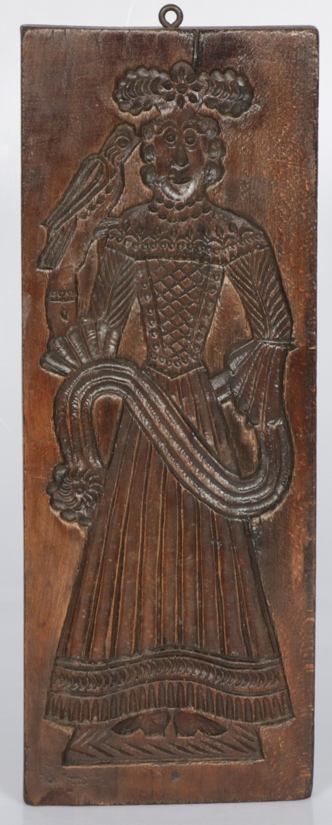 Een eiken speculaasplank, Holland, 19e eeuw.