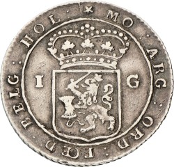 1 Gulden. Nederlands-Indië. 1802. Zeer Fraai -.