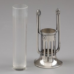 Jugendstil WMF vaas (275A) ca. 1900 verzilverd.