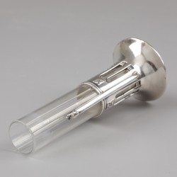 Jugendstil WMF vaas (275A) ca. 1900 verzilverd.