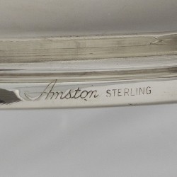 Flessenbak, Amston Silver Co. Meriden, CT, ca. 1950, zilver.