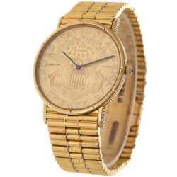 No Reserve - Corum Coin Watch '20 dollar Double Eagle' 18K. - Heren horloge.