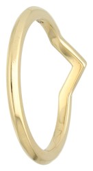 Tiffany & Co 18K geelgouden chevron ring