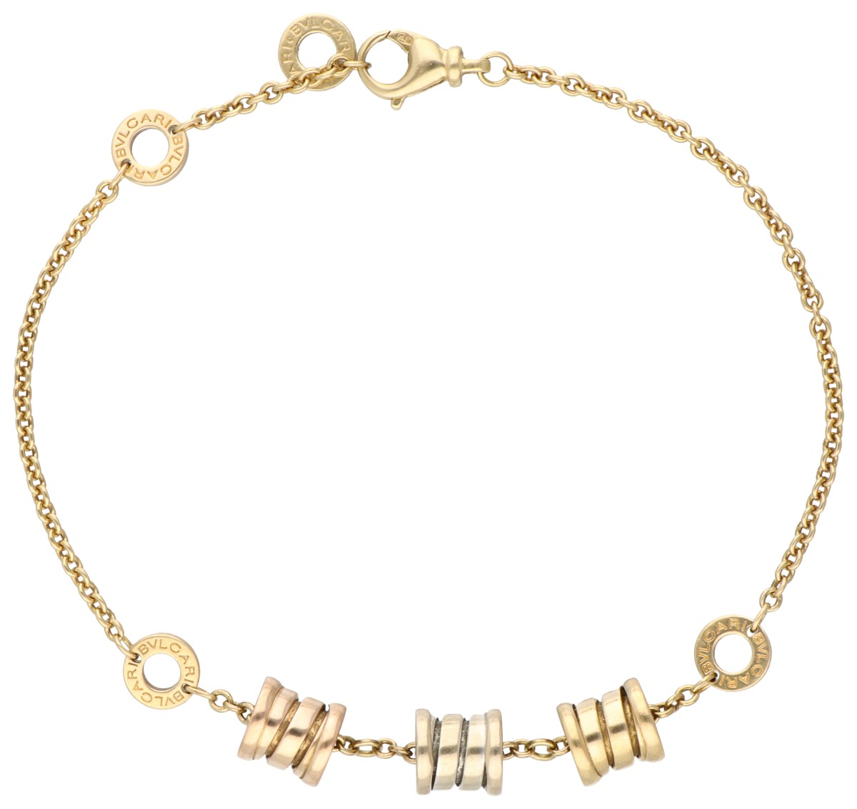 Bvlgari 18K bicolor gouden B.zero1 armband