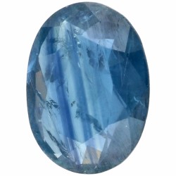 Lot van een natuurlijke blauwe saffier 3.54 ct. en een IJGC-gecertificeerde natuurlijke blauwe topaas 6.92 ct.