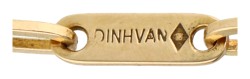 Dinh Van 18K geelgouden schakel collier