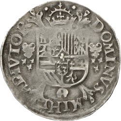 1/5 Filipsdaalder. Brabant. Antwerpen. Philips II. 1571. Zeer Fraai.