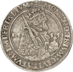 Daalder. De Drie steden. 1555. Zeer Fraai.