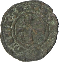 Italian States. Sicily. Frederick II Barbarossa. Denier. 1249. F.