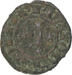 Italian States. Sicily. Frederick II Barbarossa. Denier. 1249. F.