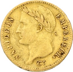 20 Francs. Napoleon I. 1813 Vis. Zeer Fraai.