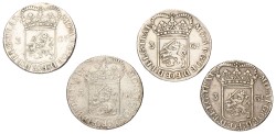 Lot (4) 3 Gulden - Generaliteits. Utrecht. 1793 - 1795. Gemiddeld Zeer Fraai.