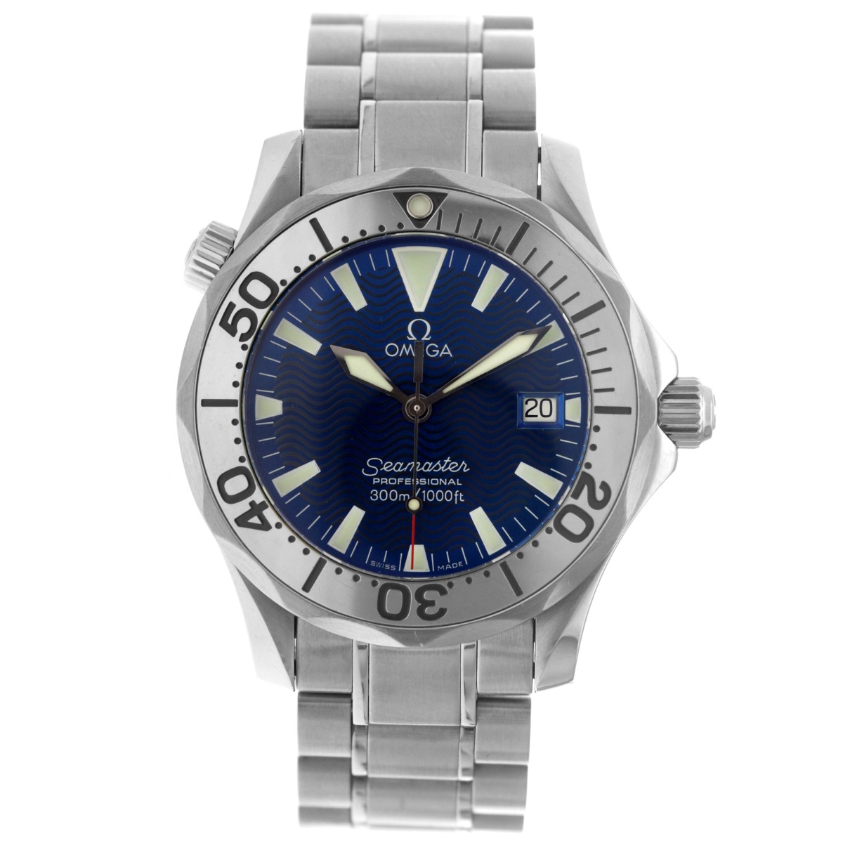 No Reserve - Omega Seamaster Diver 300M 2263.80 - Heren horloge - ca. 1998.