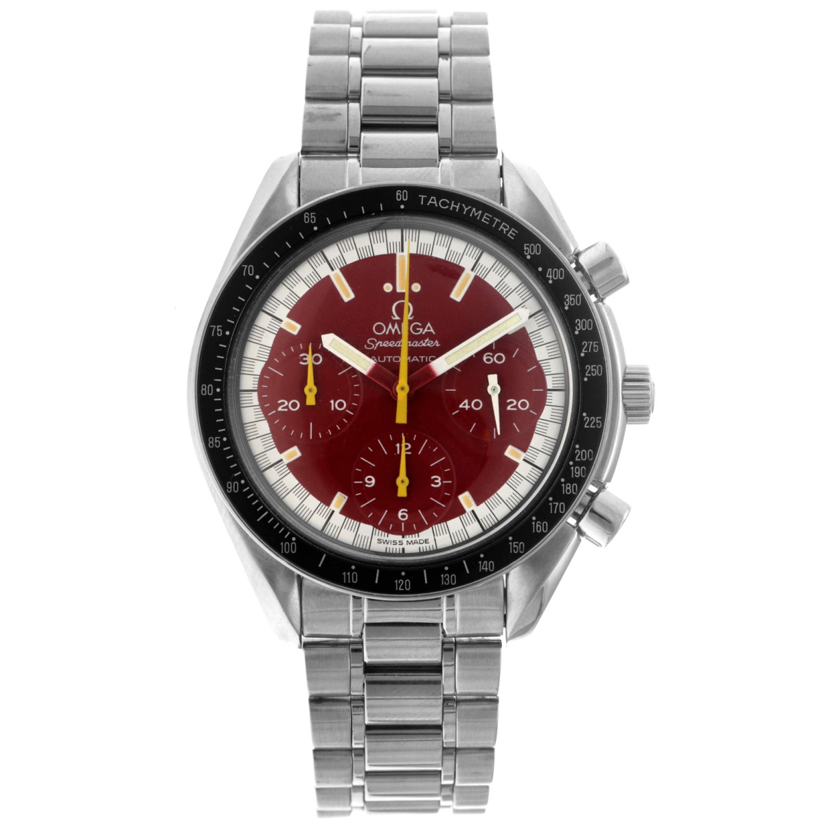 No Reserve - Omega Speedmaster Reduced 'Schumacher Red' 3510.61.00 - Heren - ca. 1995.