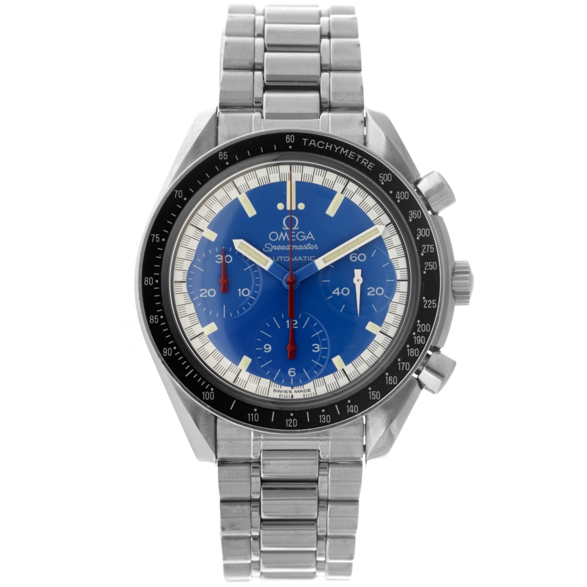 No Reserve - Omega Speedmaster Racing 'Schumacher Blue' 3510.80.00 - Heren horloge - ca. 1998.