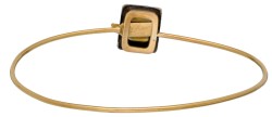 18K Geelgouden bangle armband met citrien