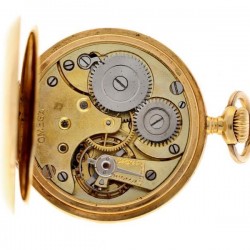 Zakhorloge Omega goud - Dameszakhorloge - Handopwindbaar - Ca. 1910.