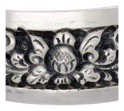 Djokja zilveren cuff armband