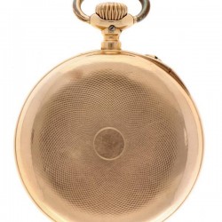 Zakhorloge IWC goud - Herenzakhorloge - Handopwindbaar - Ca. 1900.
