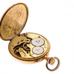 Zakhorloge IWC goud - Herenzakhorloge - Handopwindbaar - Ca. 1900.