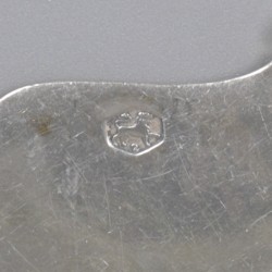 Taartschep "Crocus" Steenwijk, Bijkamp & Visser, 1931, Nederland zilver.