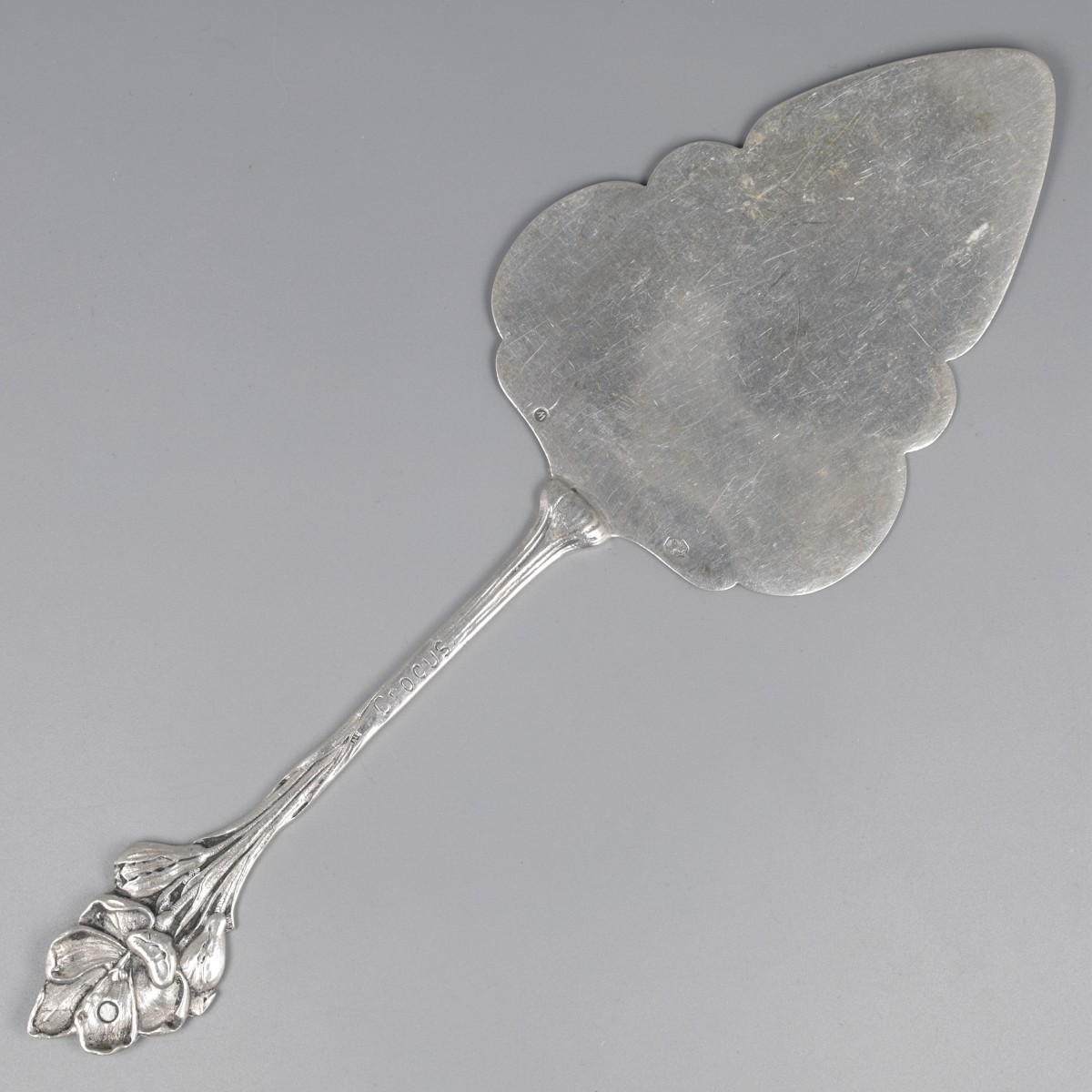 Taartschep "Crocus" Steenwijk, Bijkamp & Visser, 1931, Nederland zilver.