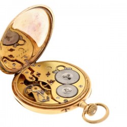 Zakhorloge IWC goud - Herenzakhorloge - Handopwindbaar - Ca. 1910.