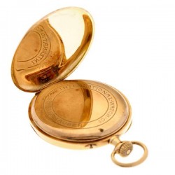 Zakhorloge IWC goud - Herenzakhorloge - Handopwindbaar - Ca. 1910.