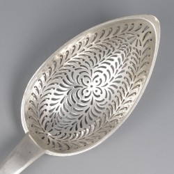 Natfruitlepel, Bergen (België) ca. 1825, zilver.