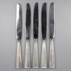 Dinermessen ''Haags Lofje'' (6), M.J. Gerritsen, Zeist 1978-1979, zilver.