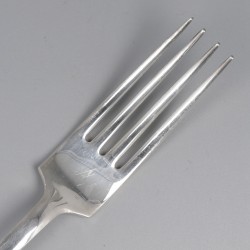 Dinervorken ''Haags Lofje'' (6), M.J. Gerritsen, Zeist 1978-1980, zilver.