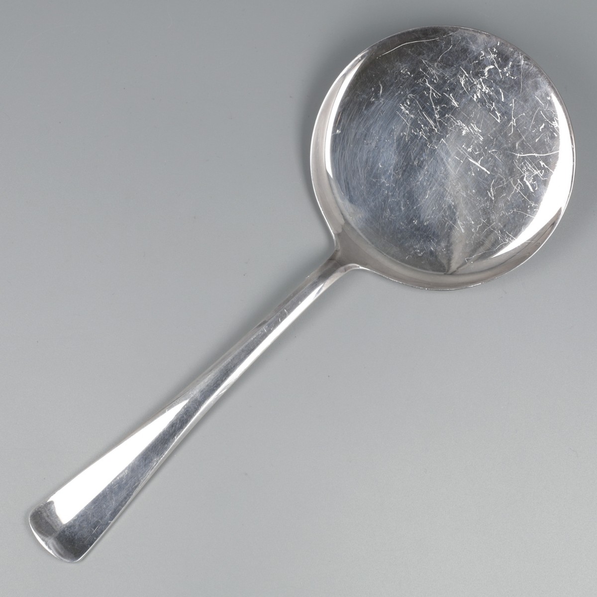 Spiegeleischep ''Haags Lofje'', M.J. Gerritsen, Zeist 1979, zilver.