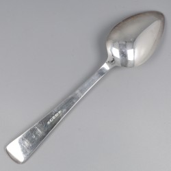 Dessertlepels ''Haags Lofje'' (6), M.J. Gerritsen, Zeist 1978-1980, zilver.