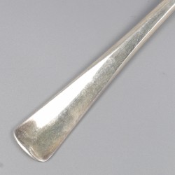 Dessertvorken ''Haags Lofje'' (6), M.J. Gerritsen, Zeist 1978-1980, zilver.