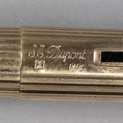 Waterman vulpen en S.T. Dupont balpen, goud / goud verguld.