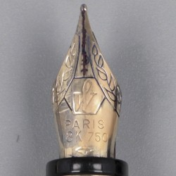 Waterman vulpen en S.T. Dupont balpen, goud / goud verguld.