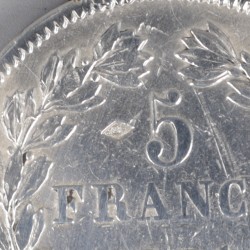 Alfred Dunhill / Eloi Pernet "5 Francs 1834" Louis Philippe I - Sigarenknipper