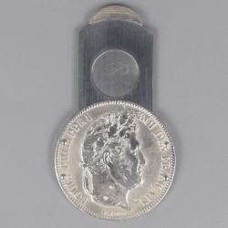 Alfred Dunhill / Eloi Pernet "5 Francs 1834" Louis Philippe I - Sigarenknipper