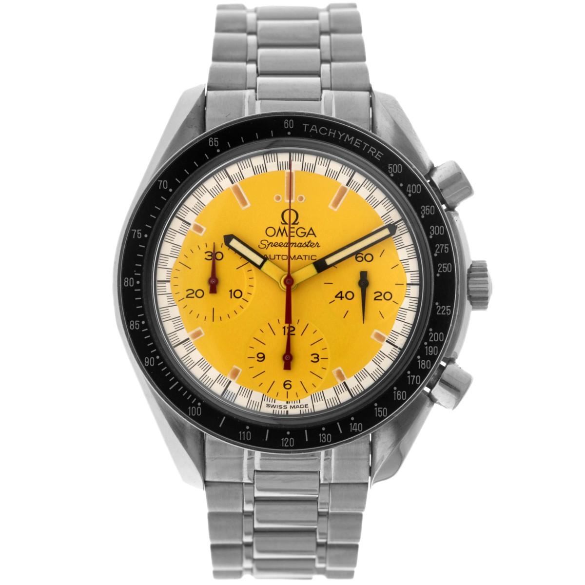 No Reserve - Omega Speedmaster Reduced 'Schumacher Yellow' 3510.12.00 - Heren horloge - ca. 1995.