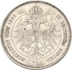 Austria. Shooting thaler - 3rd German shooting festival. 1868. VF / XF.