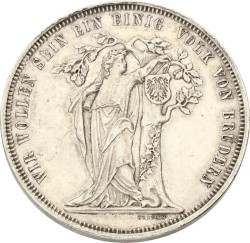 Austria. Shooting thaler - 3rd German shooting festival. 1868. VF / XF.