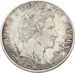 German states. Bavaria. Lüdwich I. Thaler - Reichenbach-Fraunhofer. 1826. VF / XF.