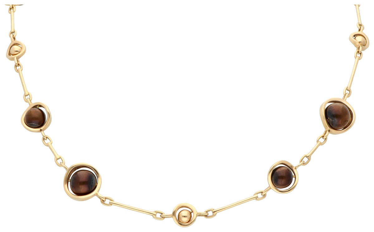 Mattioli 18K roségouden schakel collier