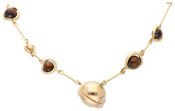 Mattioli 18K roségouden schakel collier