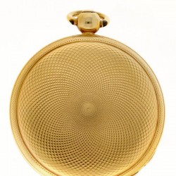 Zakhorloge goud, snek ankergang ''Hamlet, Londen'' - Dameszakhorloge - Handopwindbaar - Ca. 1875.