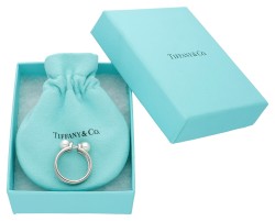 Tiffany & Co Sterling zilveren ring met twee cultivé parels