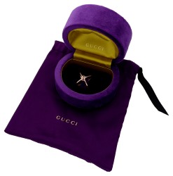 Gucci 18K roségouden 'Running Cross' ring