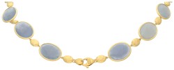 Marco Bicego 'Siviglia' collier met chalcedoon en ca. 0.49 ct. diamant.