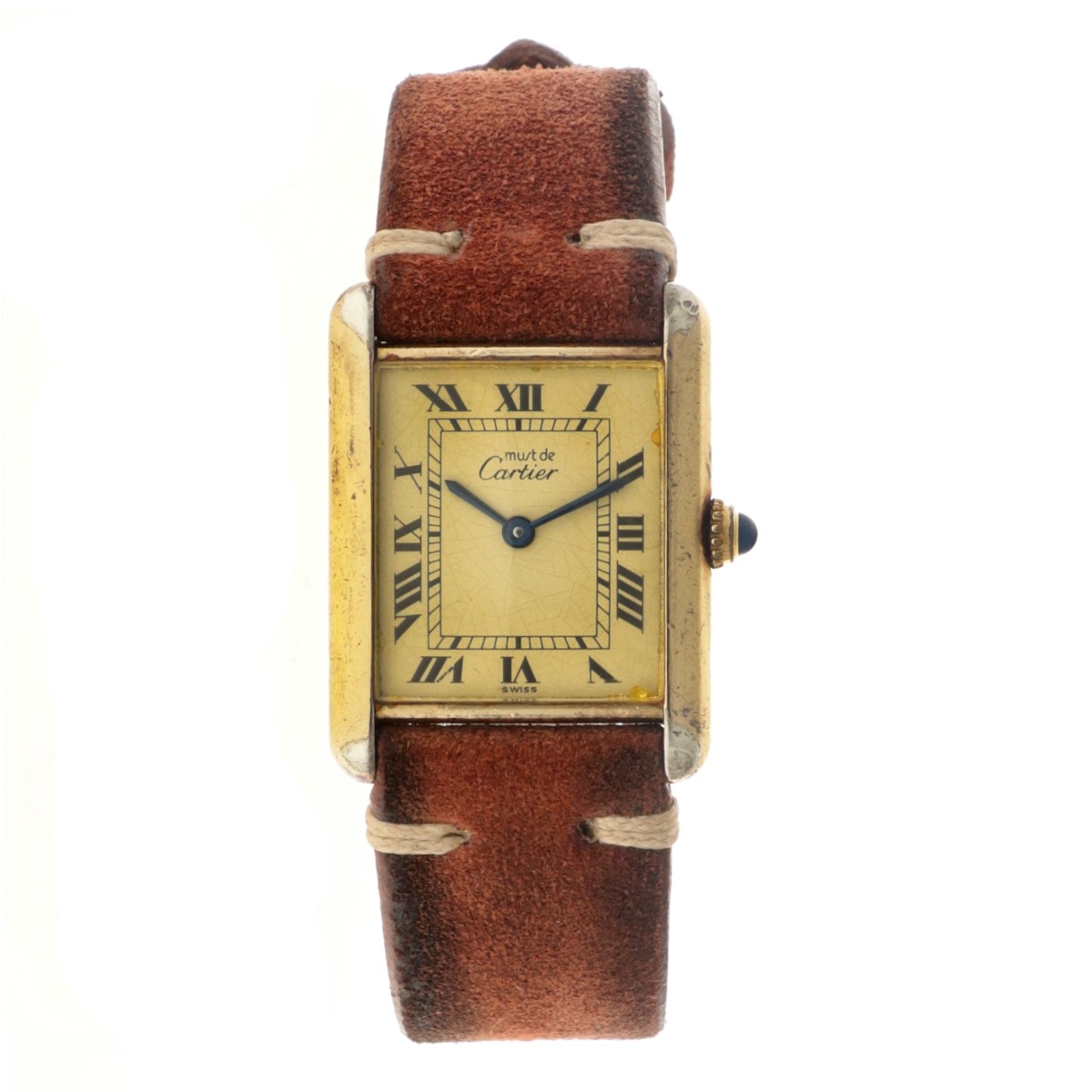 No Reserve - Cartier Must de Cartier Tank 111555 - Dames horloge.