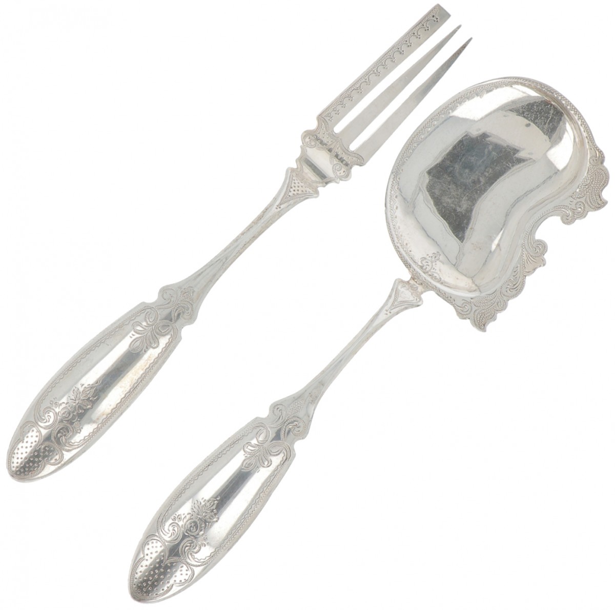 Gembercouvert zilver.